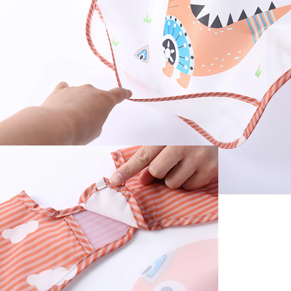PANGDUBE Bata impermeable niños mono manga larga con bolsillo - imagen 5
