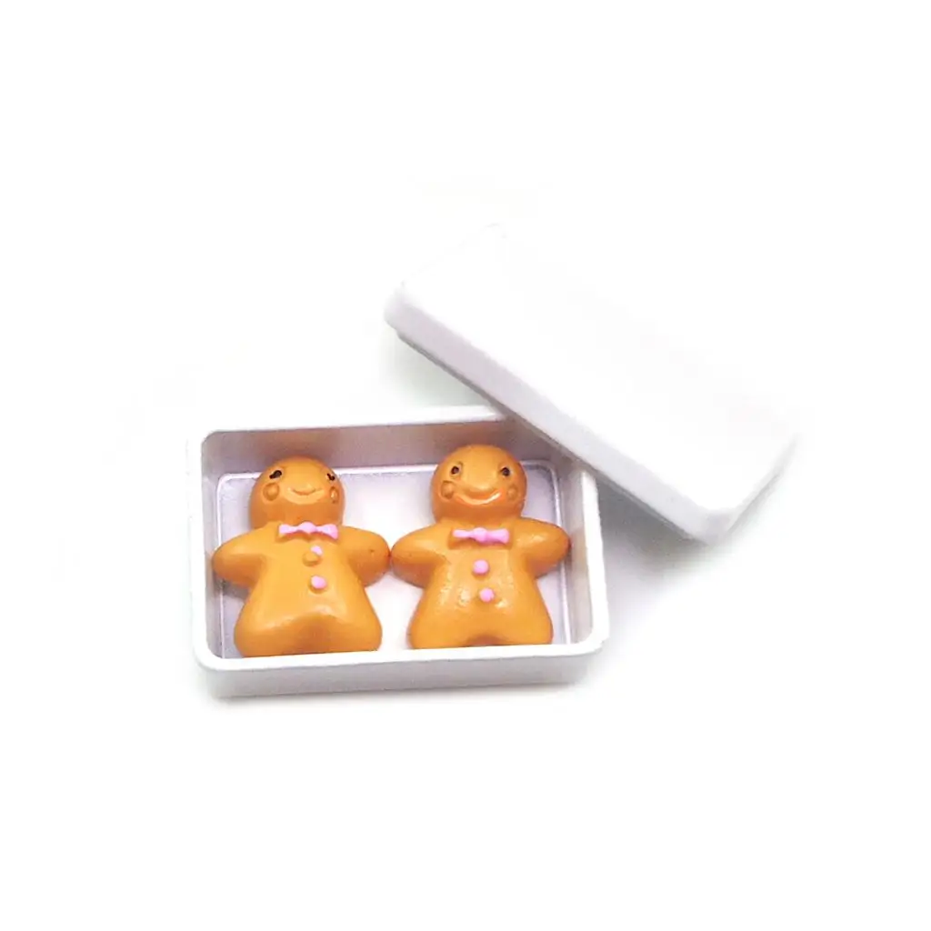 Accesorios para casa de muñecas: caja de galletas y decoración - imagen 3