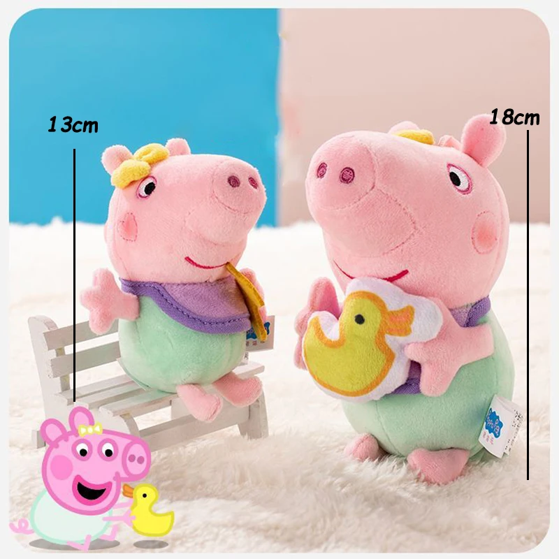 Peluche Peppa Pig de Evie, colgante suave estilo cáscara de huevo - imagen 2
