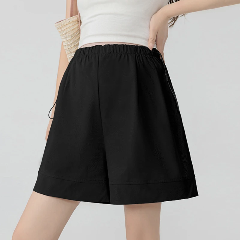 Pantalones cortos premamá sueltos finos verano pierna ancha - imagen 3