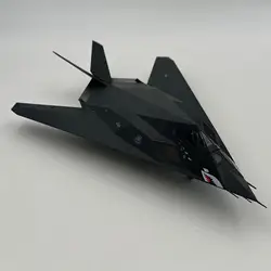 Modelo avión de combate Nighthawk en metal fundido para coleccionar