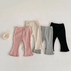 MILANCEL pantalones acampanados bebé primavera 2023 para niño y niña