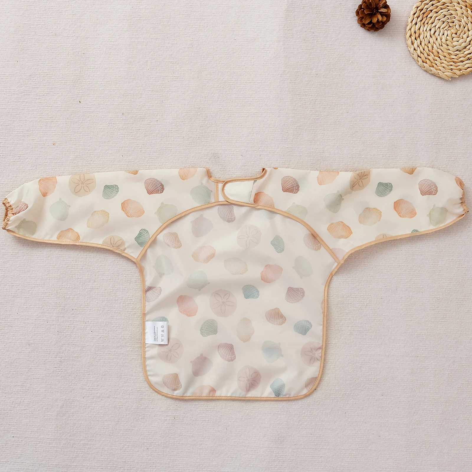 Elinfant Babero impermeable de manga larga para bebés estampado animal - imagen 5