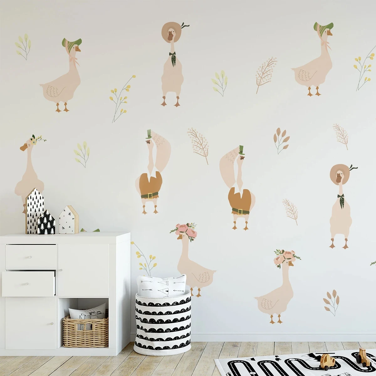 Decoración para sala de estar con estilo cálido