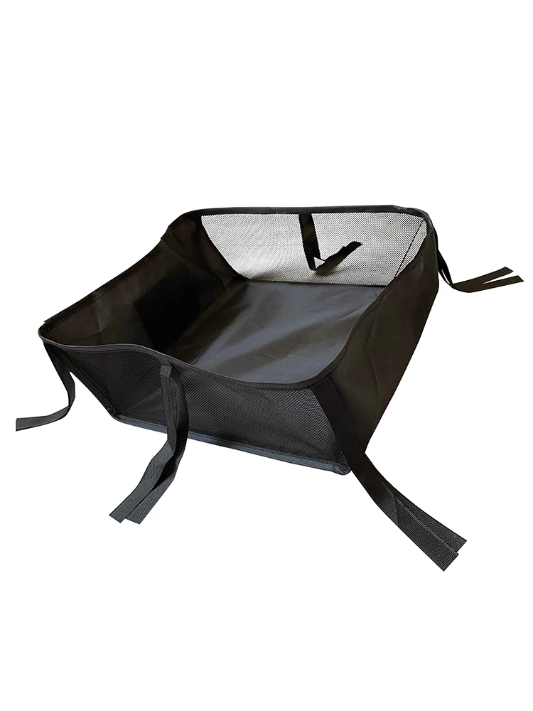 Organizador cochecito con portavasos – Bolsa negra colgante infantil - imagen 2