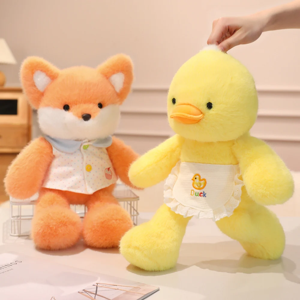 Peluche dinosaurio patito amarillo suave infantil para niños - imagen 5