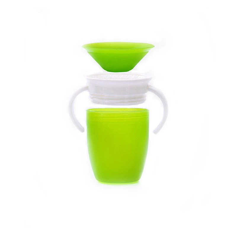 Taza mágica antigoteo giratoria para bebé – Aprendizaje de beber - imagen 2