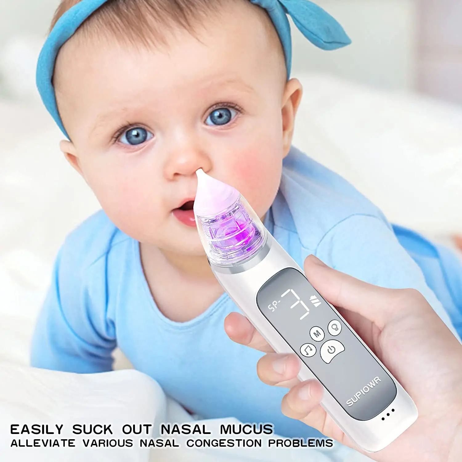 Aspirador nasal SLAIXIU con accesorios