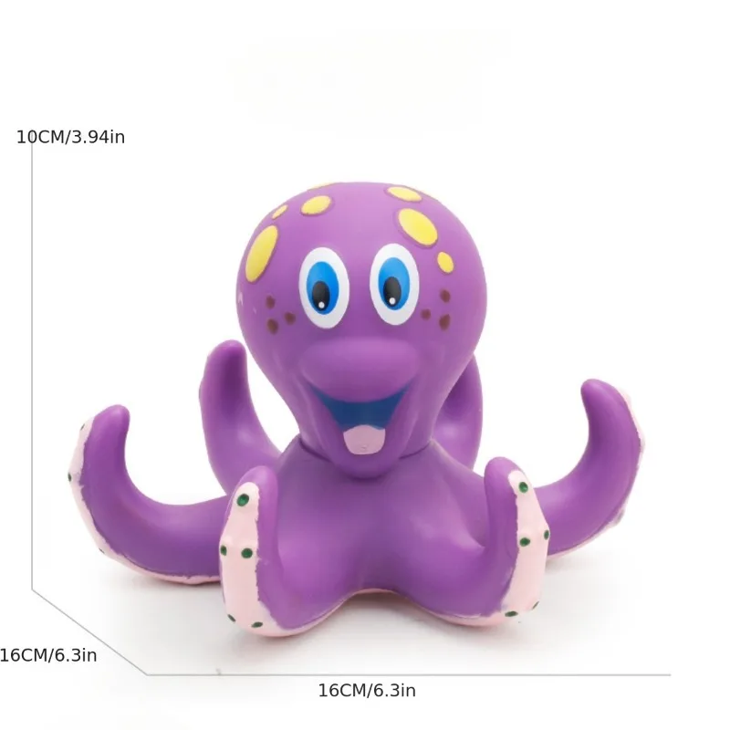 Pulpo morado flotante para baño infantil