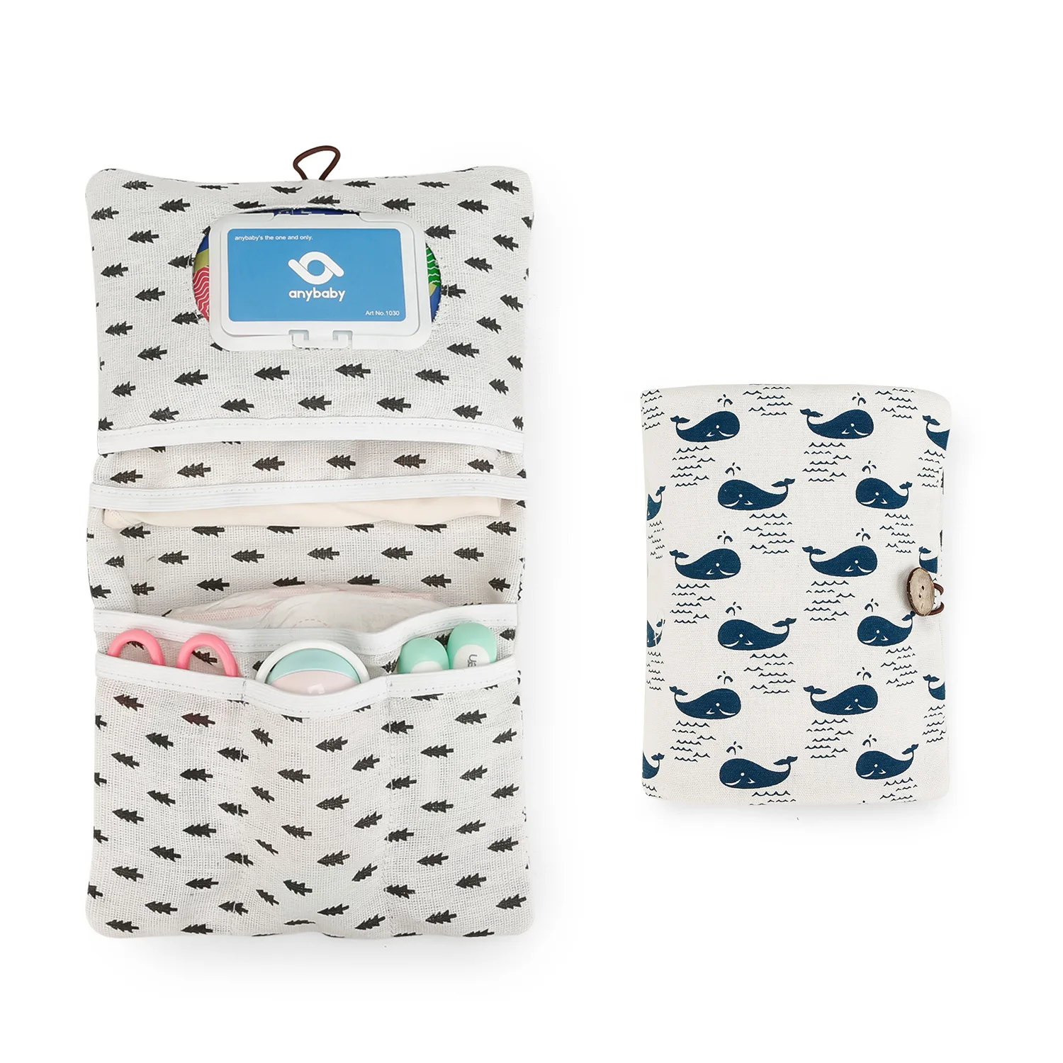 Bolsa Caddy impermeable para pañales bebé – organizador reutilizable - imagen 5