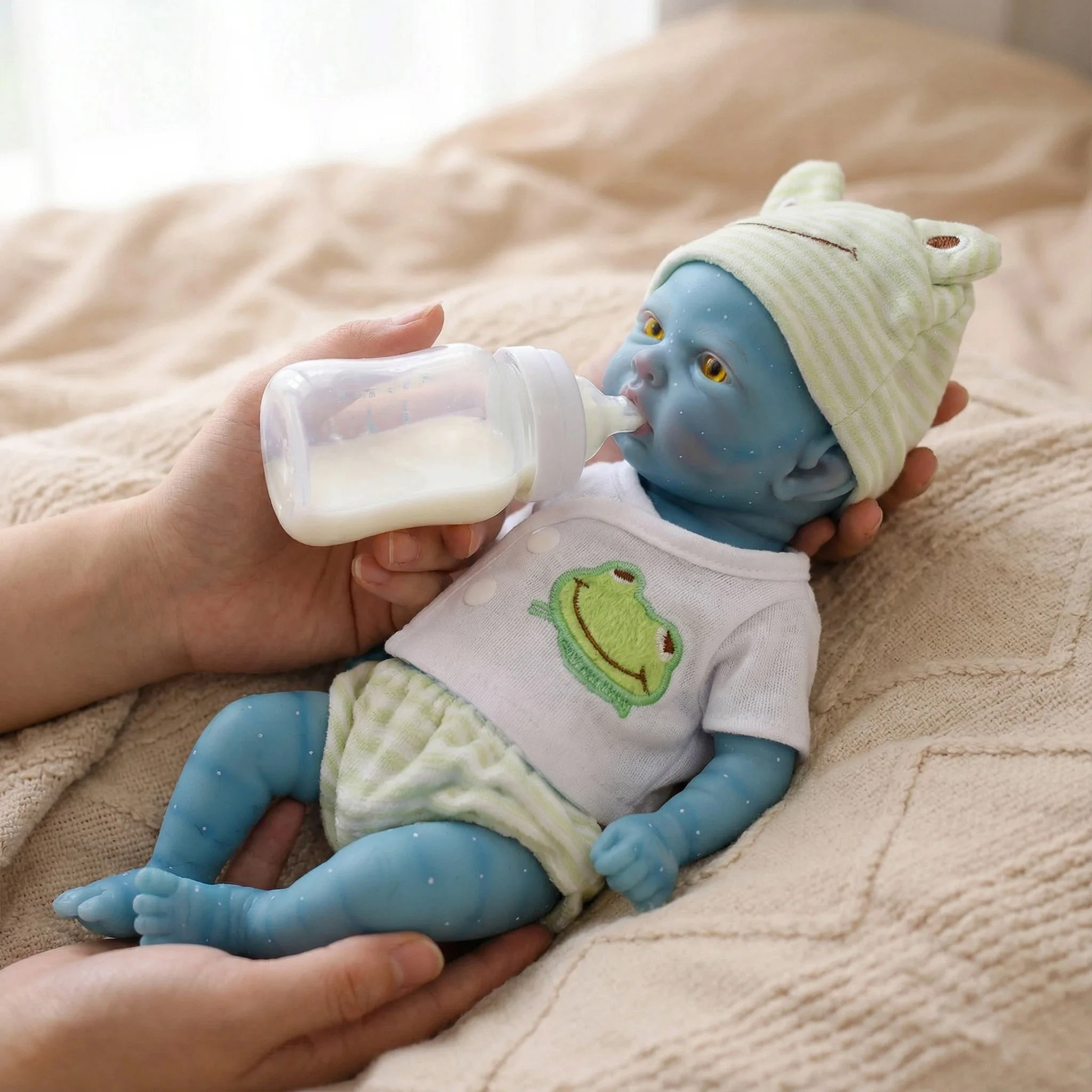Muñeca Reborn de silicona NPK, pintura a mano, piel 3D realista - imagen 4