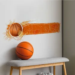 Pegatinas de pared infantiles decorativas – Vinilos de baloncesto y fútbol