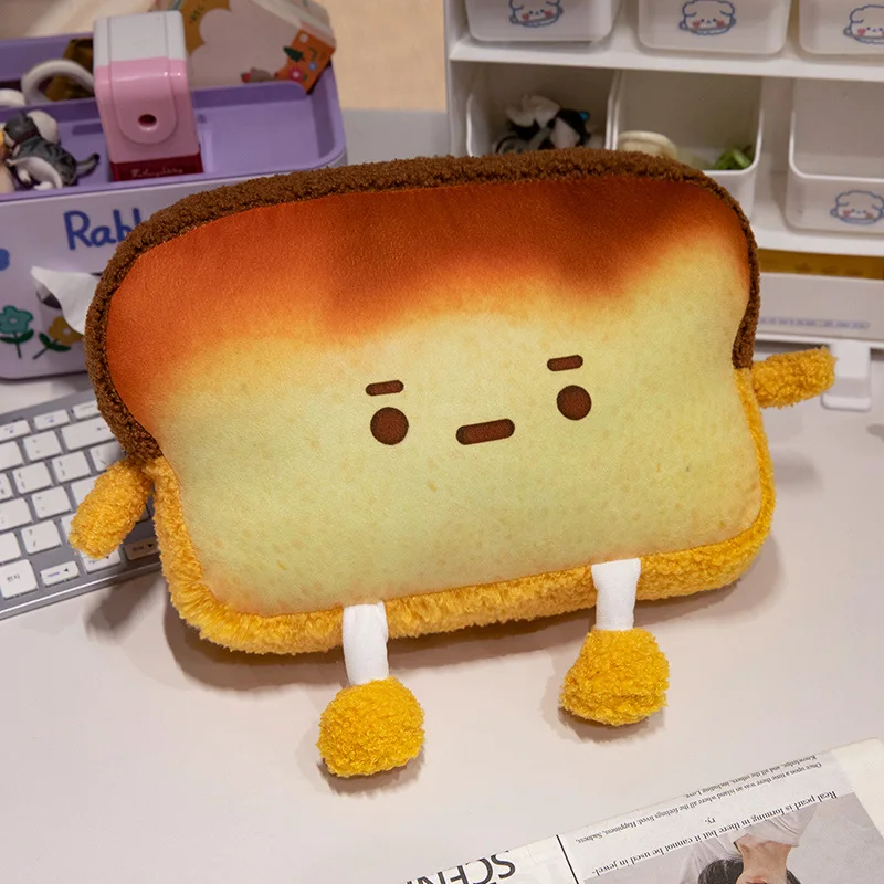 Almohada para asiento de coche, diseño peluche tostado infantil - imagen 4