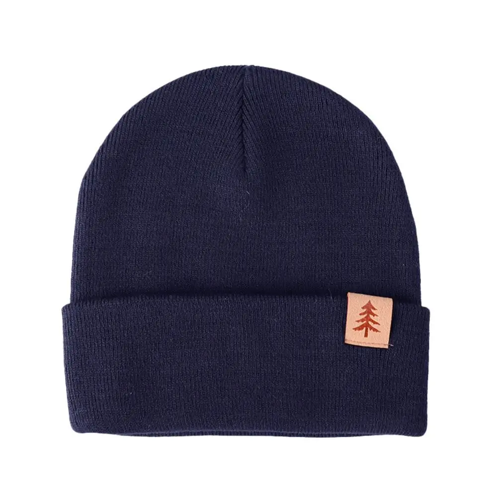 Gorro de punto cálido con protección para los oídos niños