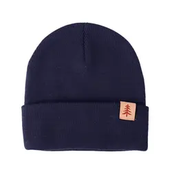 Gorro de punto cálido con protección para los oídos niños