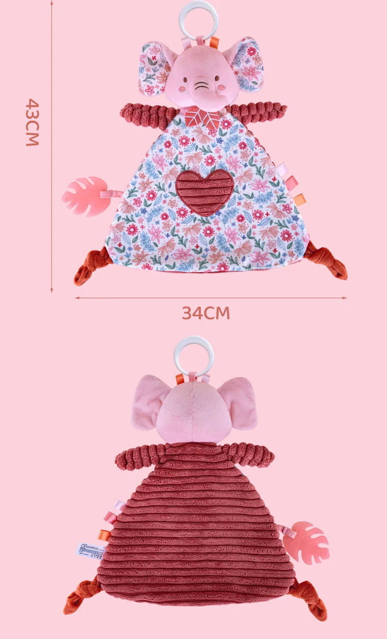 Sonajero peluche animales para bebé, agarre fácil - imagen 2