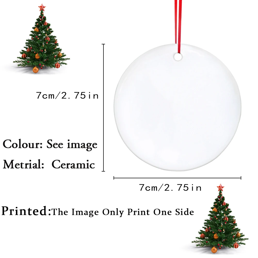 Adorno de Navidad personalizado bebé – Ciervo de cerámica con nombre - imagen 3