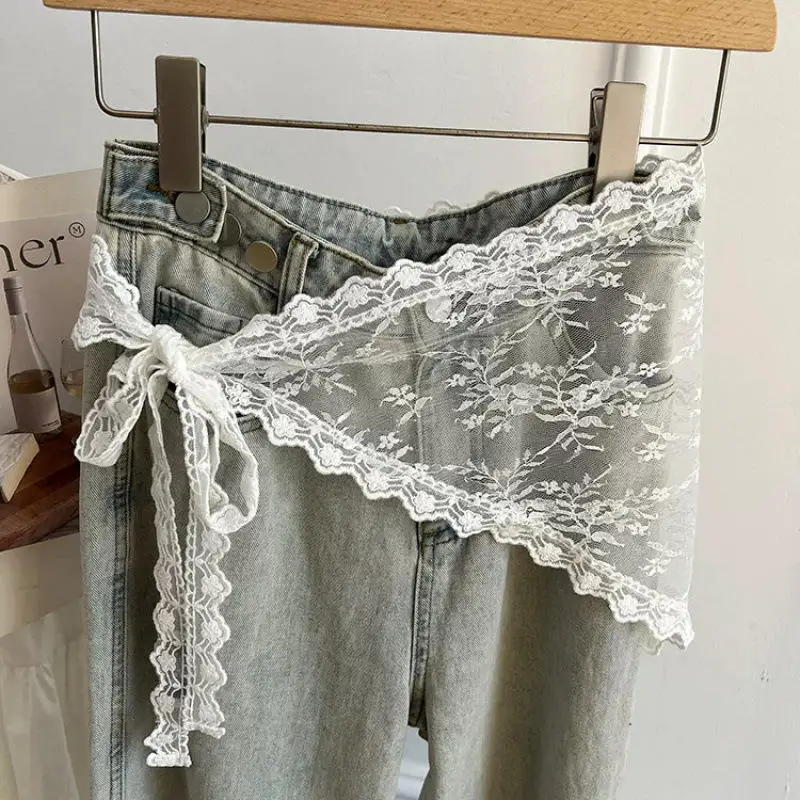Pañuelo infantil con encaje suave para primavera - imagen 3