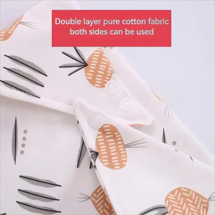 Babero absorbe saliva con diseño divertido