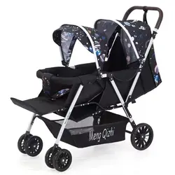 Cochecito doble ultraligero de aluminio para bebés