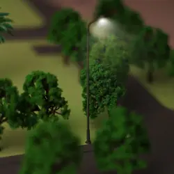 Luces LED micro para maquetas ferroviarias escala 1:100 HO/OO