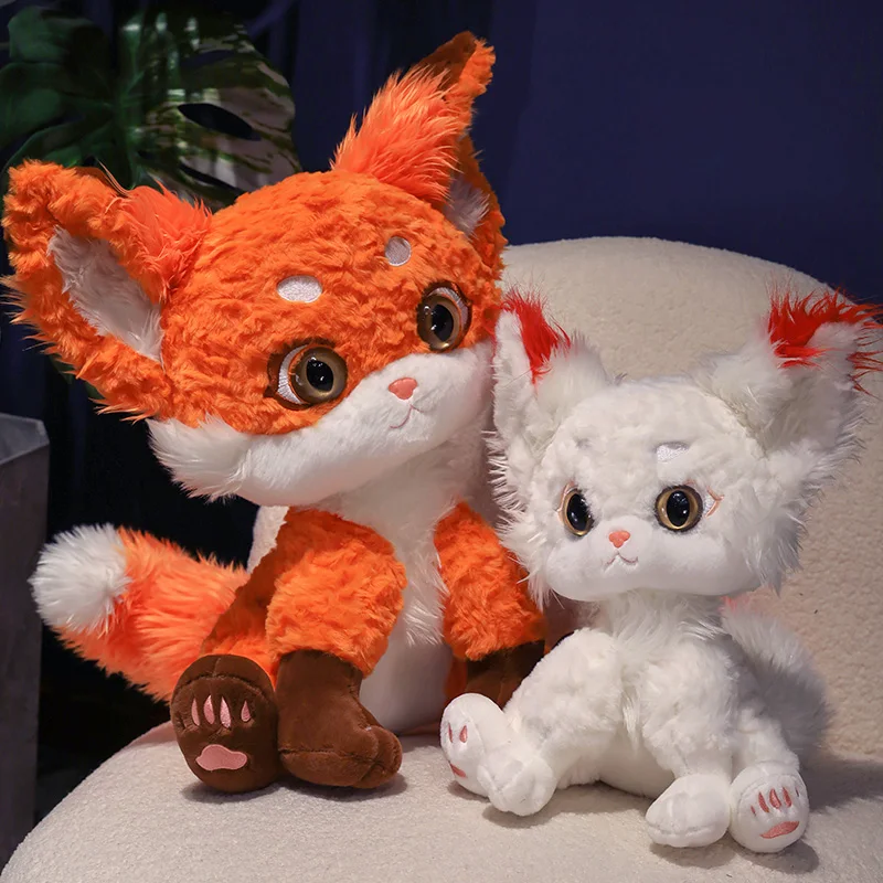 Peluche de zorro suave y esponjoso para niños, estilo tierno - imagen 2