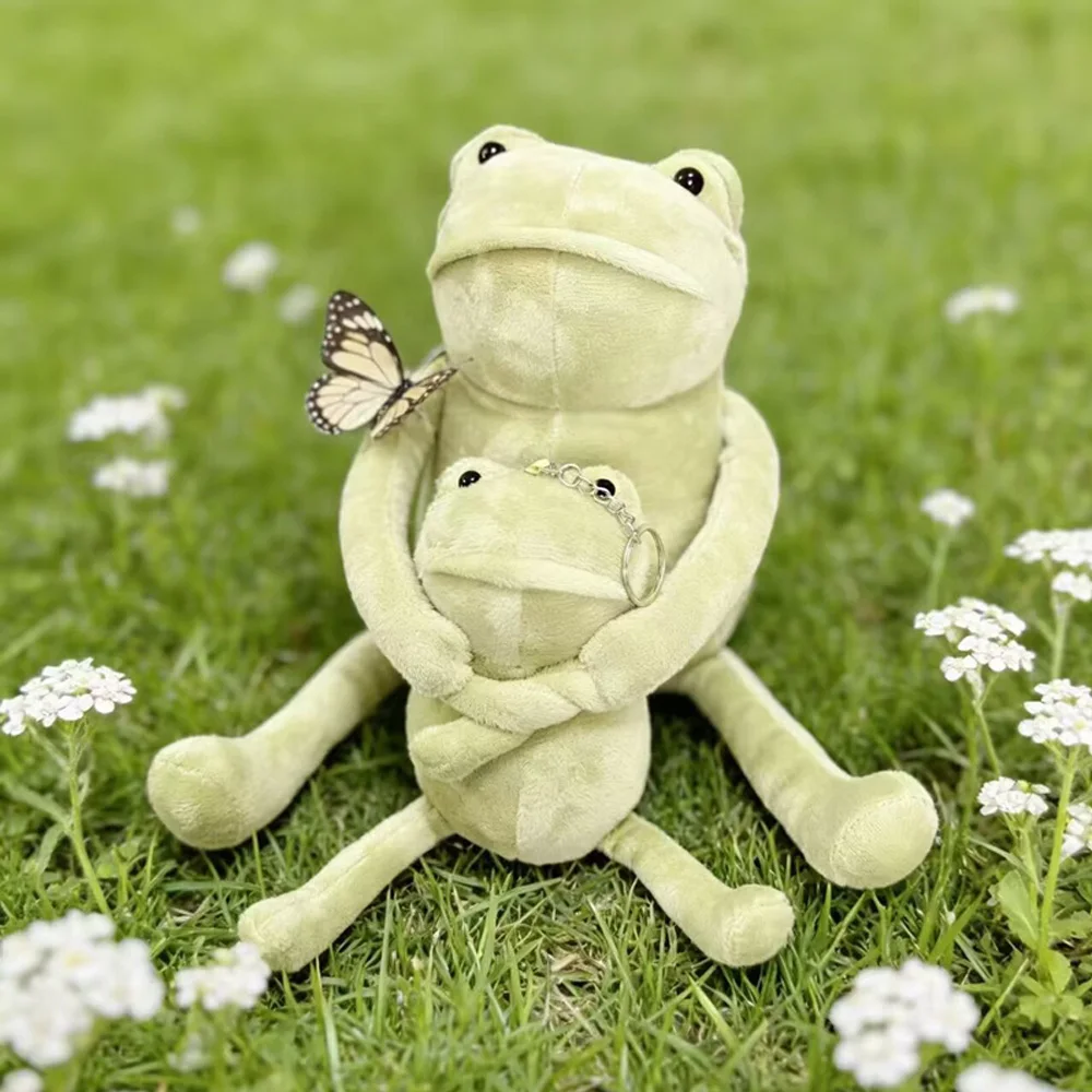 Llavero peluche rana suave para regalo y viaje - imagen 3