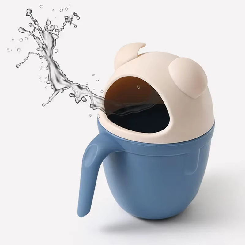 Taza de enjuague champú bebé con protección ojos y diseño animado - imagen 4