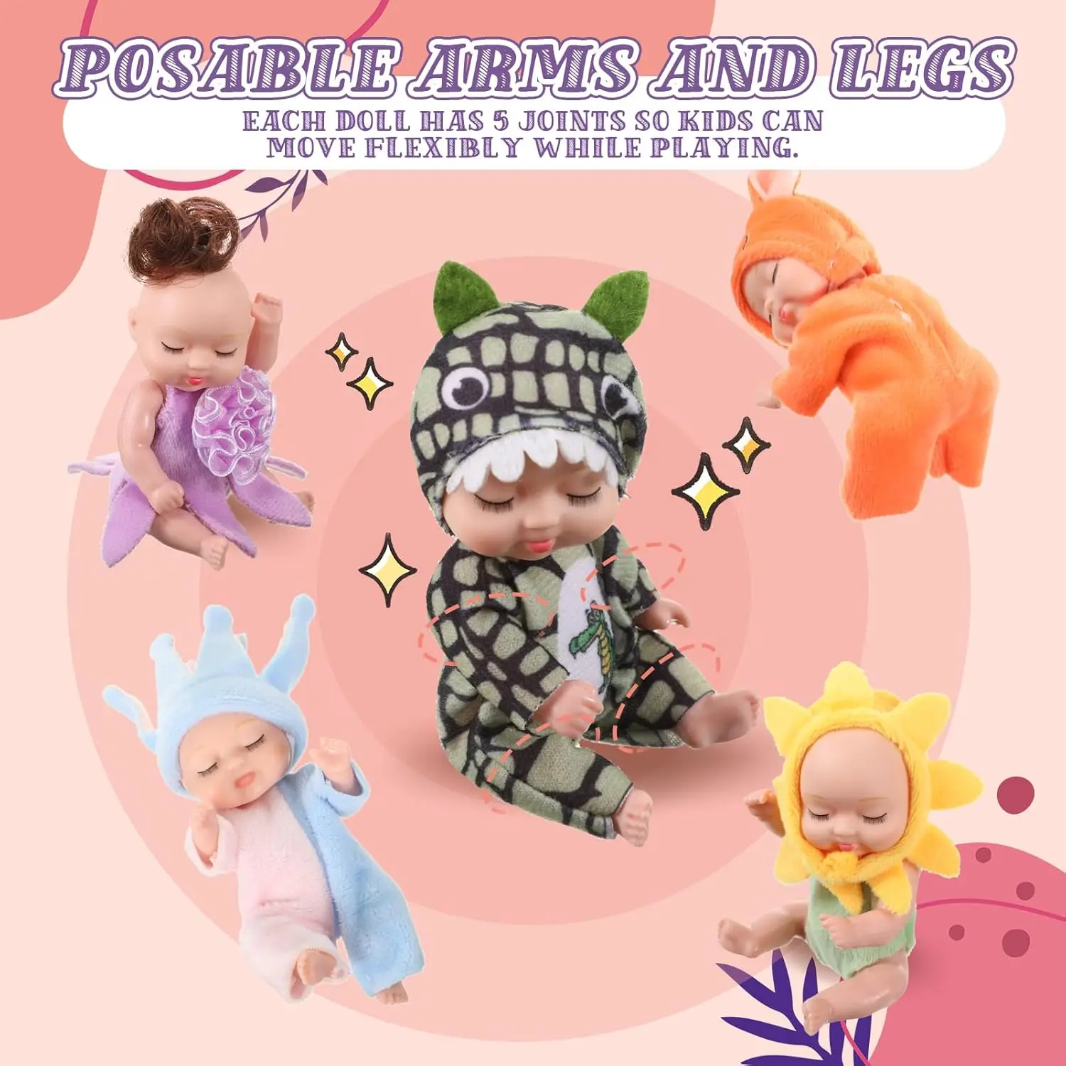 Ropa de terciopelo suave para muñeca bebé