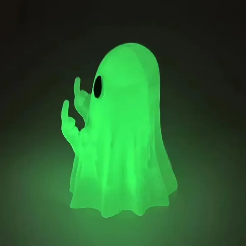 Figura de fantasma luminosa para decoración de Halloween infantil - imagen 5
