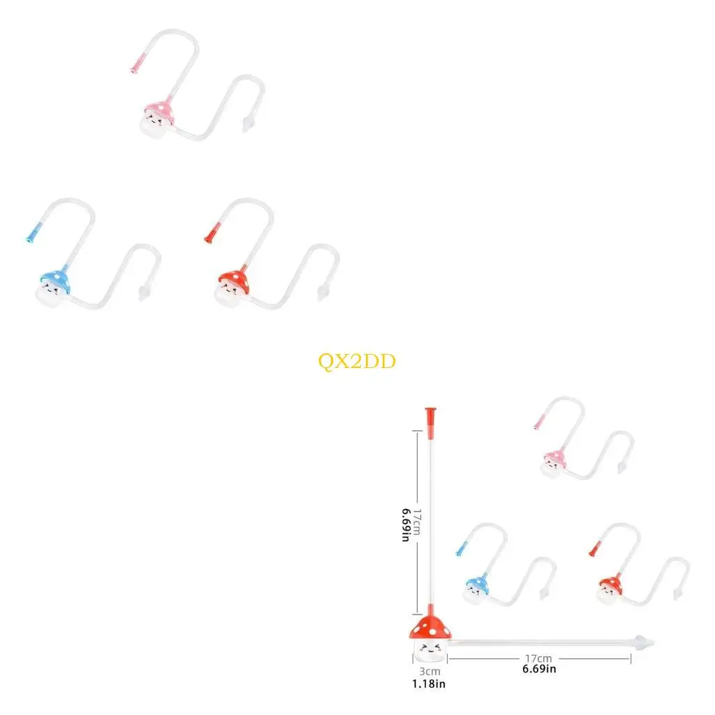 Desbloqueador nasal QX2D para bebé con punta de silicona suave