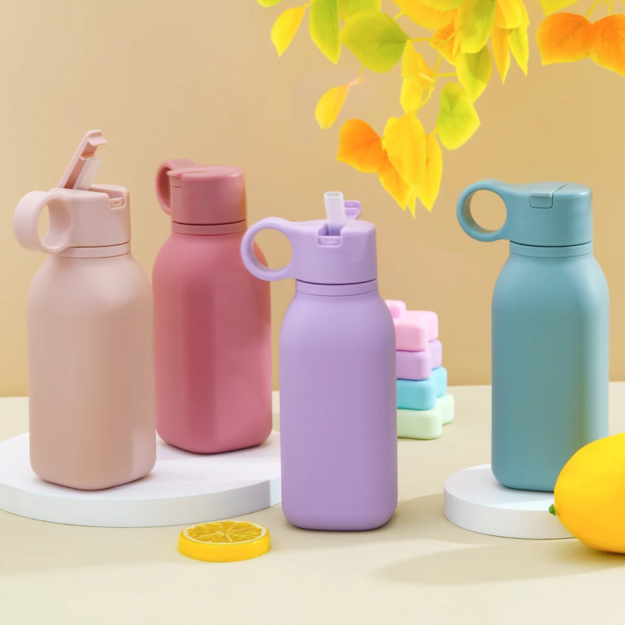 Taza de silicona antiderrames aprendizaje para bebés - imagen 3