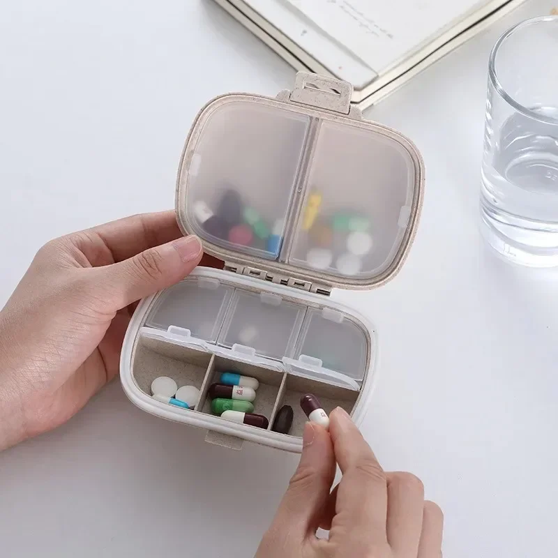 Pastillero de viaje con compartimentos, organizador sellado - imagen 5