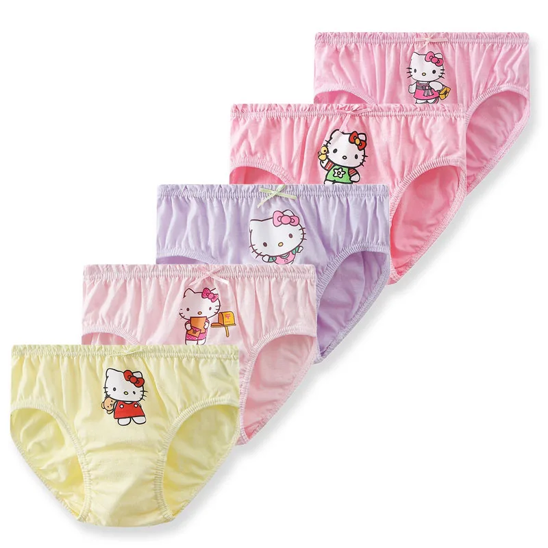 Braguitas Hello Kitty de algodón para niñas – Gatito transpirable - imagen 2