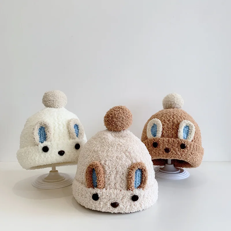 Gorro de felpa suave para bebé – Ideal para el invierno - imagen 3