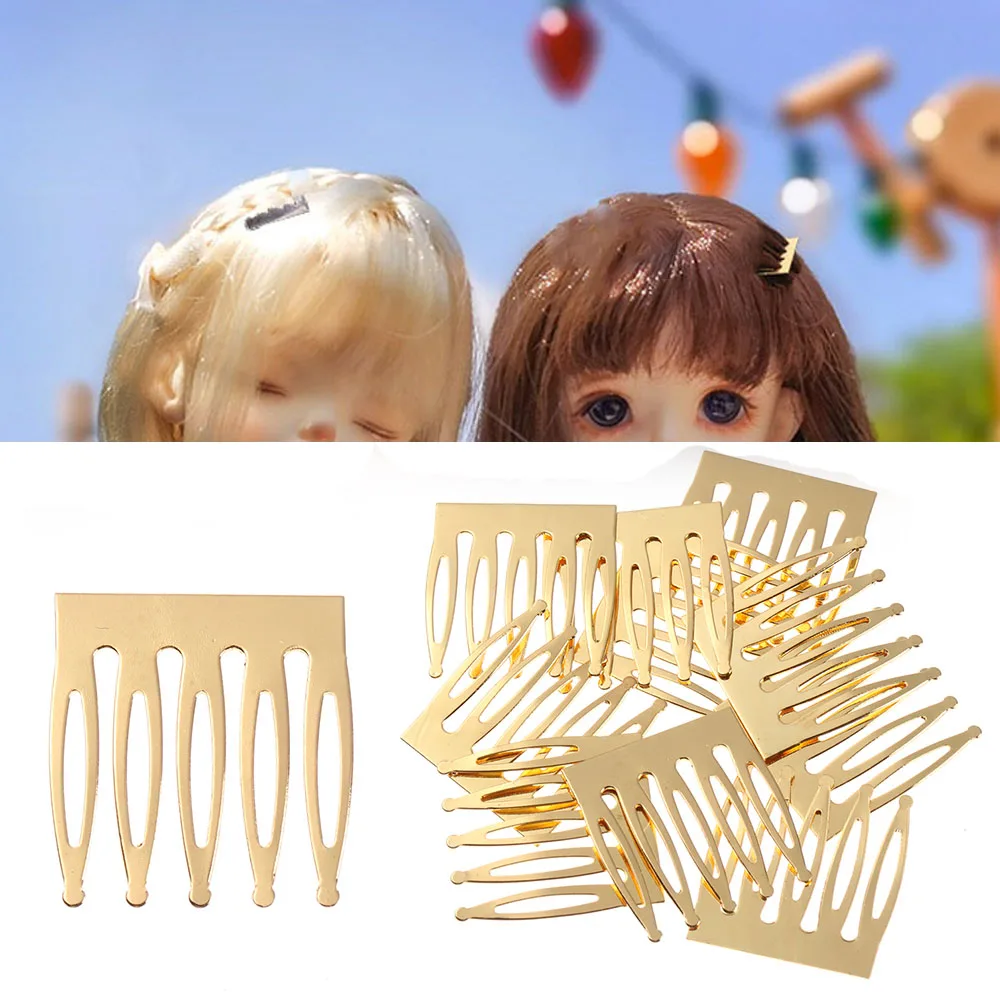 Peine y accesorios para muñeca de niña – Metal para cabello - imagen 5