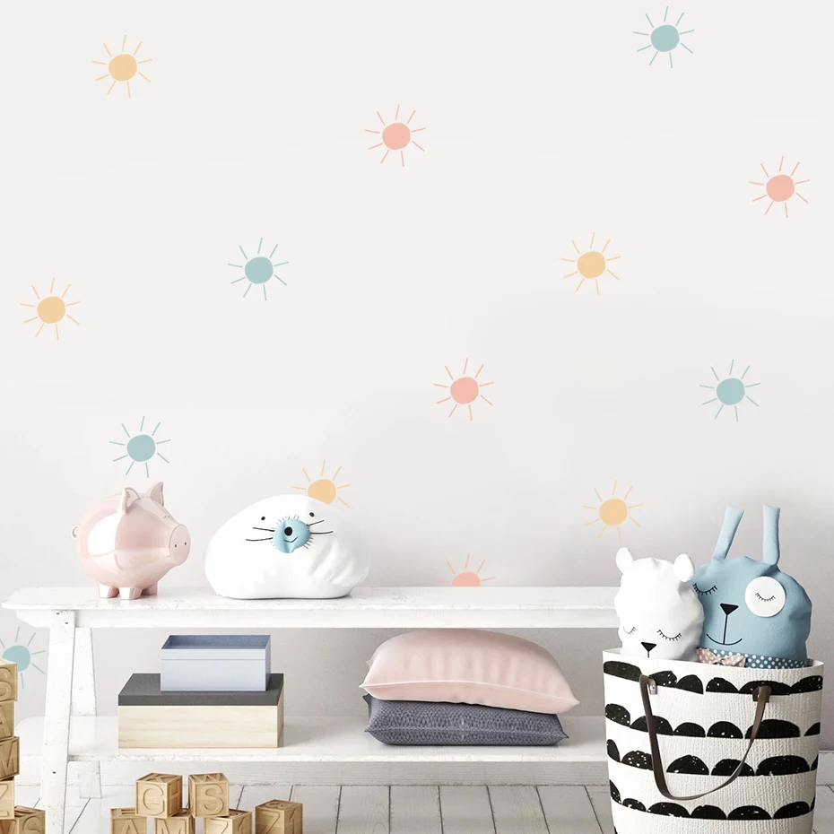 Vinilo decorativo Sol Bohemio – Pegatina infantil para pared - imagen 3