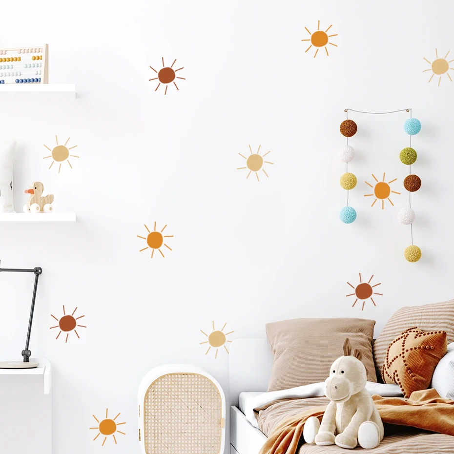 Vinilo decorativo Sol Bohemio – Pegatina infantil para pared - imagen 4