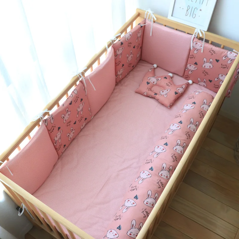 Protector de cuna grueso y suave para bebé - Decoración nórdica - imagen 3