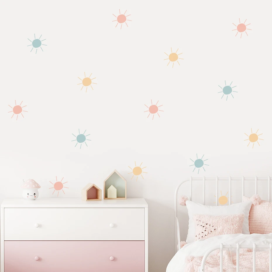 Vinilo decorativo Sol Bohemio – Pegatina infantil para pared - imagen 2