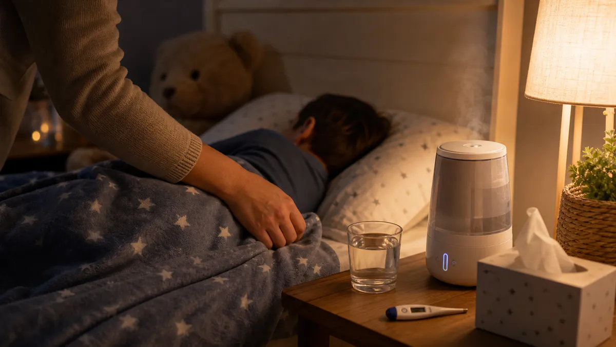 ¿Cómo mejorar la tos nocturna a mi hijo? Consejos para aliviarla y ayudarle a dormir mejor