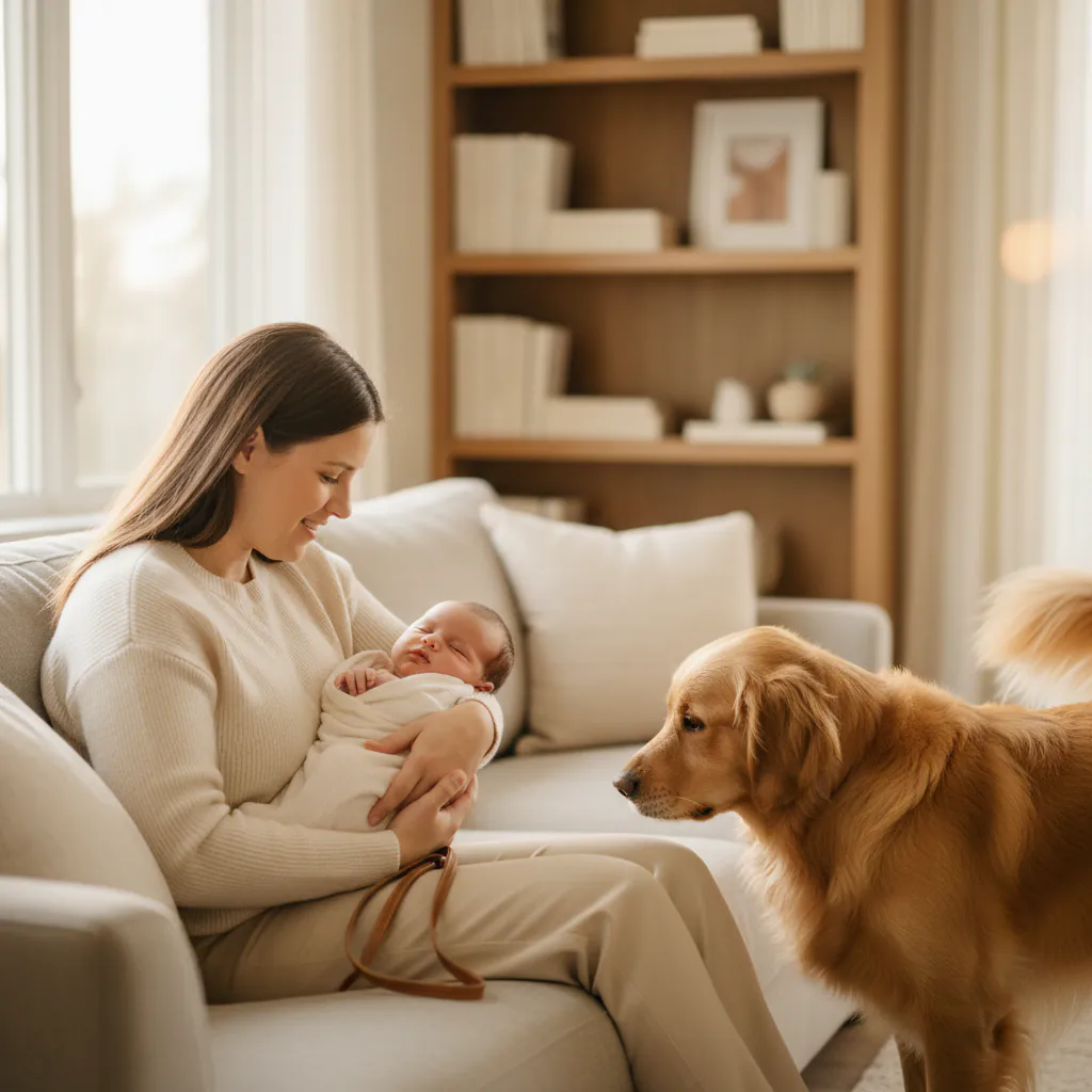 Cómo Presentar tu Gato o Perro a tu Nuevo Bebé